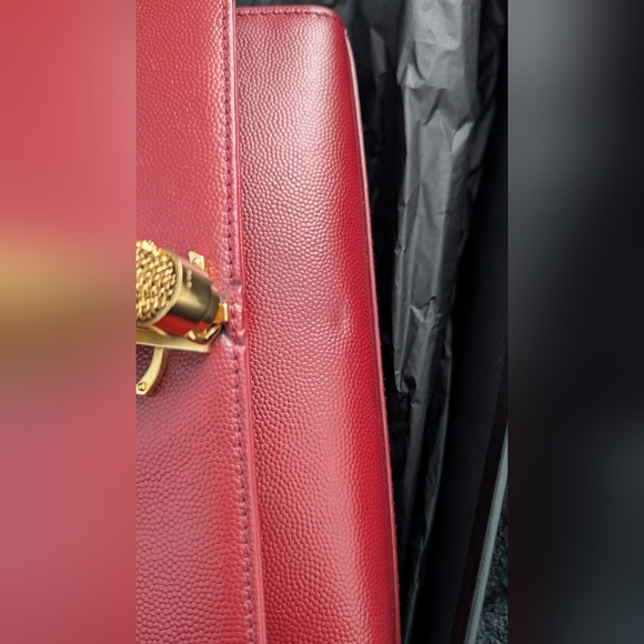 YSL KATE‎ OPYUM RED LEATHER CROSSBODY BAG - Picture 14 of 16